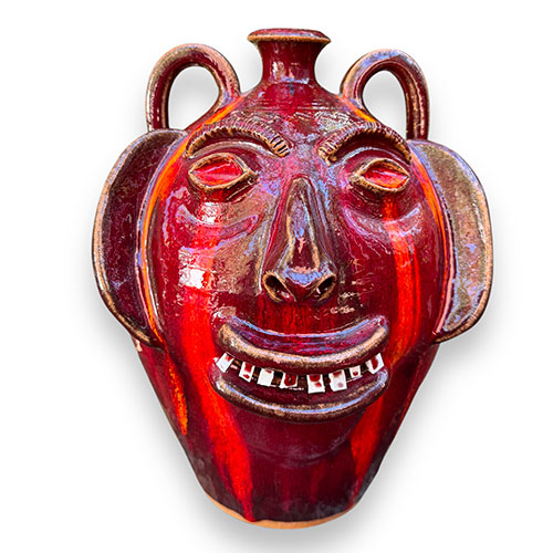 AV Smith 12" Red Face Jug DP4942